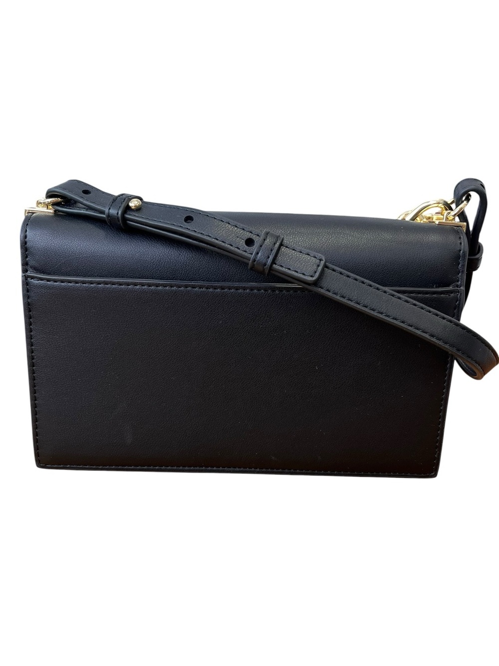 Love Moschino Black Heart Chain Crossbody Bag Gold Hardware - Picture 5 of 13